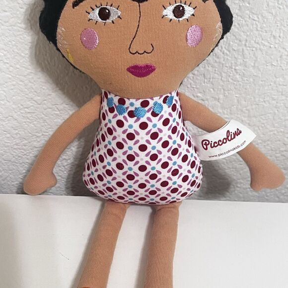 Piccolina Trailblazer Frida Kahlo Artist Plush Doll - MISSING CLOTHES - Picture 7 of 12